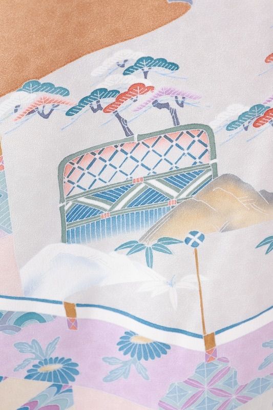 グリーン 茶屋辻模様