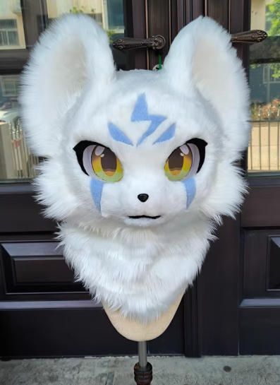 着ぐるみ ケモノ体 フルスーツ セット NO 61 白 グレー 虎 全頭ヘッド ファースーツ ぬいぐるみ コスプレ コスチューム