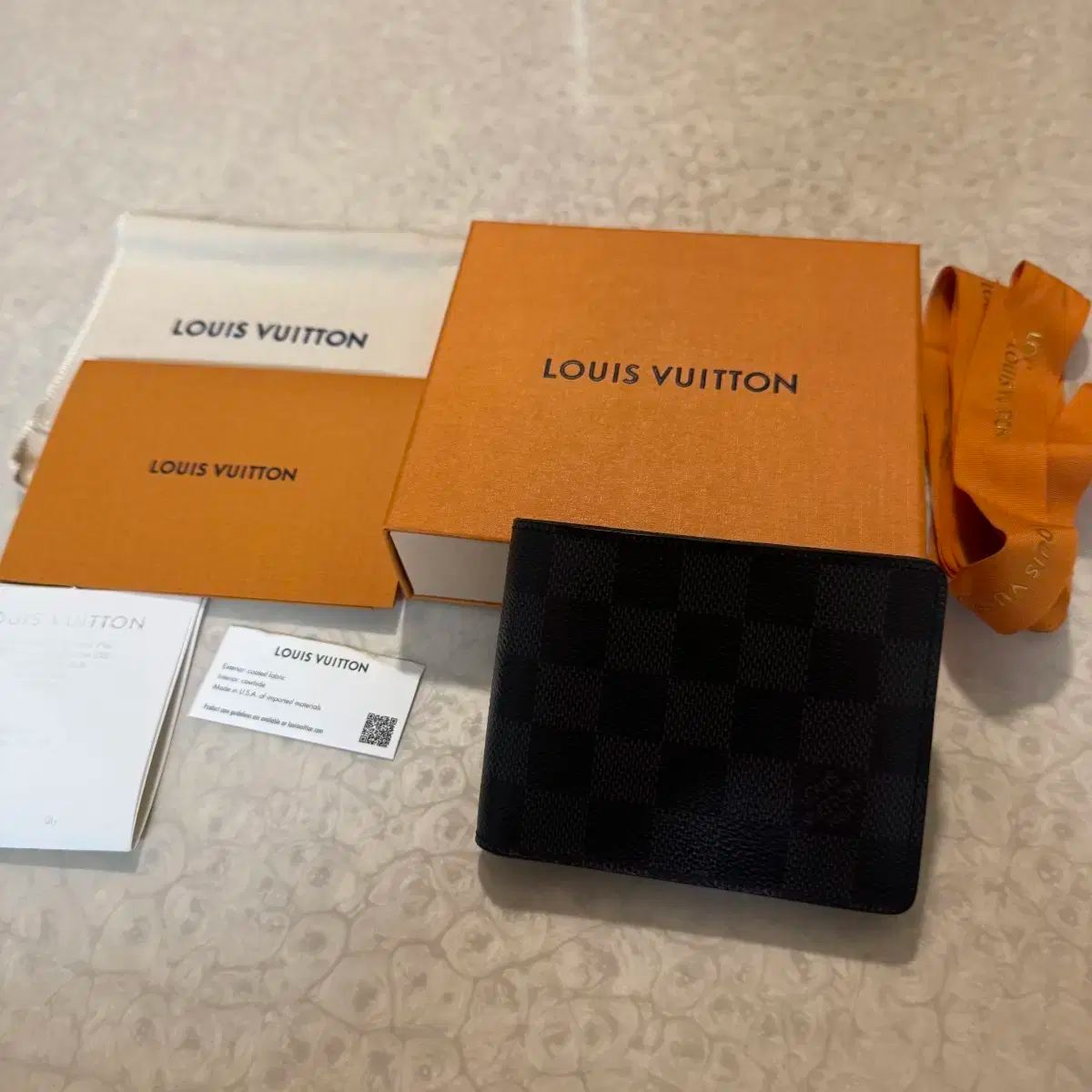 ルイヴィトン スレンダーウォレット ダミエ グラフィット