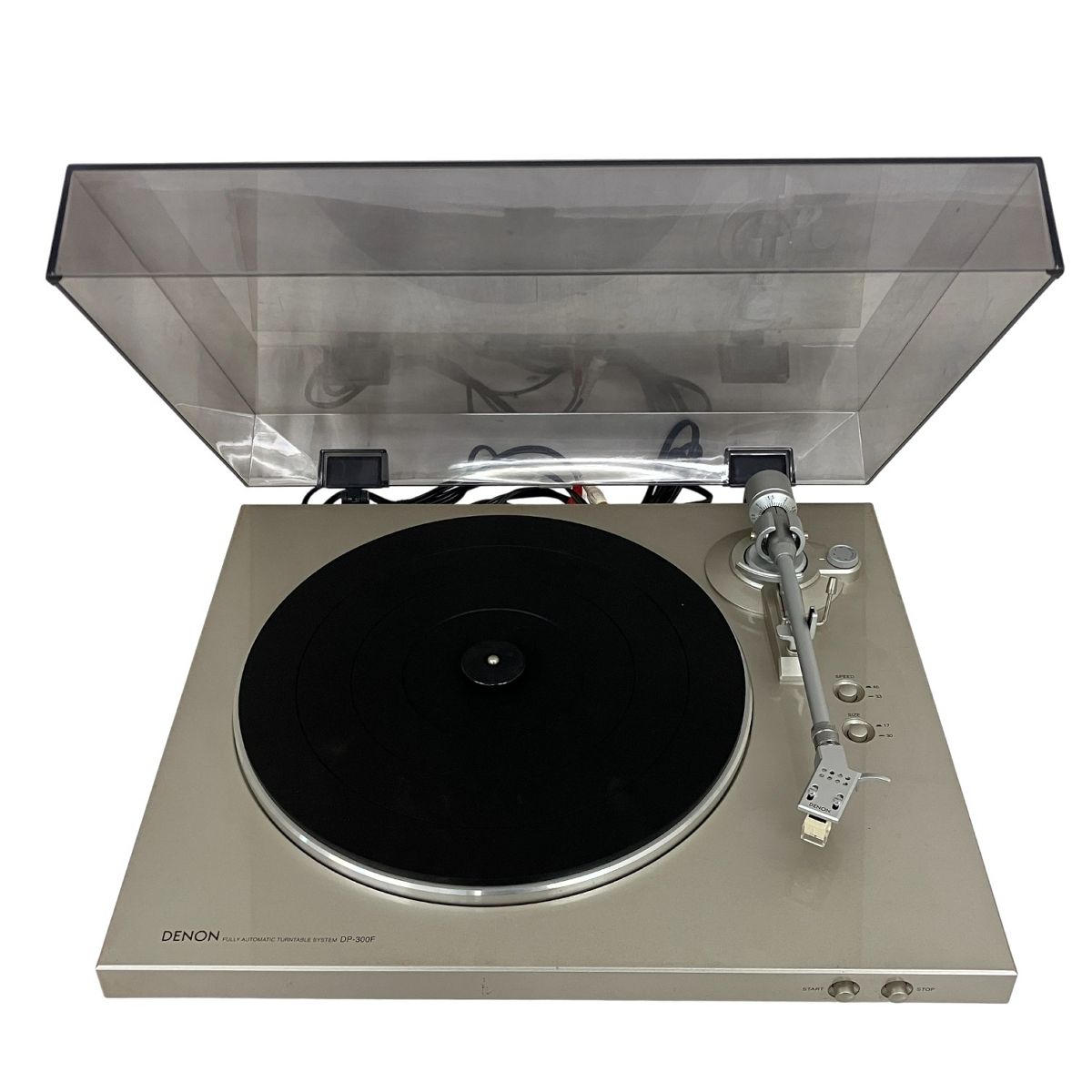 新作が早くも最安！ DENON DP-300F デノン フルオート レコードプレーヤー ターンテーブル 音楽 音響機材 T10579645