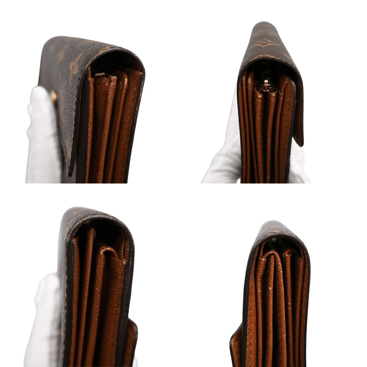 【極美品】ルイヴィトン モノグラム アレクサンドラ 三つ折り財布 大容量 茶 ルイヴィトン モノグラム アレクサンドラ 三つ折り財布 コンパクト 大