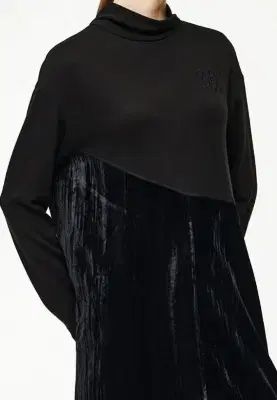 VOV ボブ アシンメトリー ツアーベルベット ハイネック ONE PIECE ポール1221