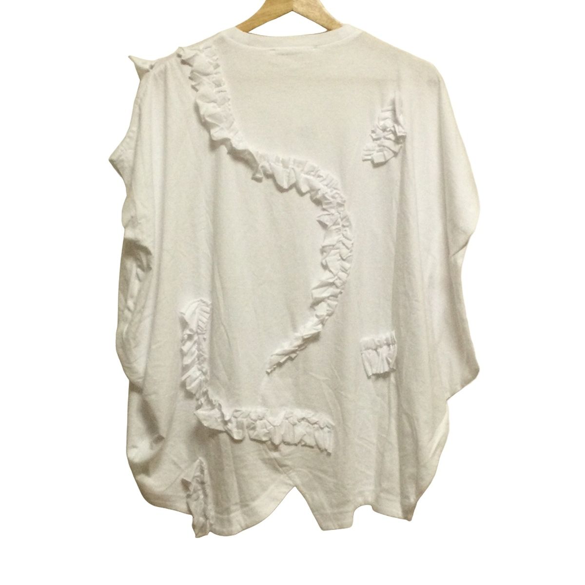 新品　エンフォルド 半袖 ギャザー入りシャツ38 新品 エンフォルド 半袖 ギャザー入りシャツ38 ENFOLD(エンフォルド