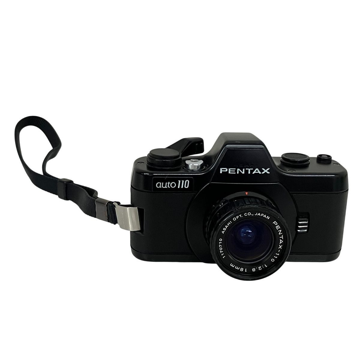 PENTAX auto110 フィルム カメラ コンパクト ブラック ジャンク T10578077