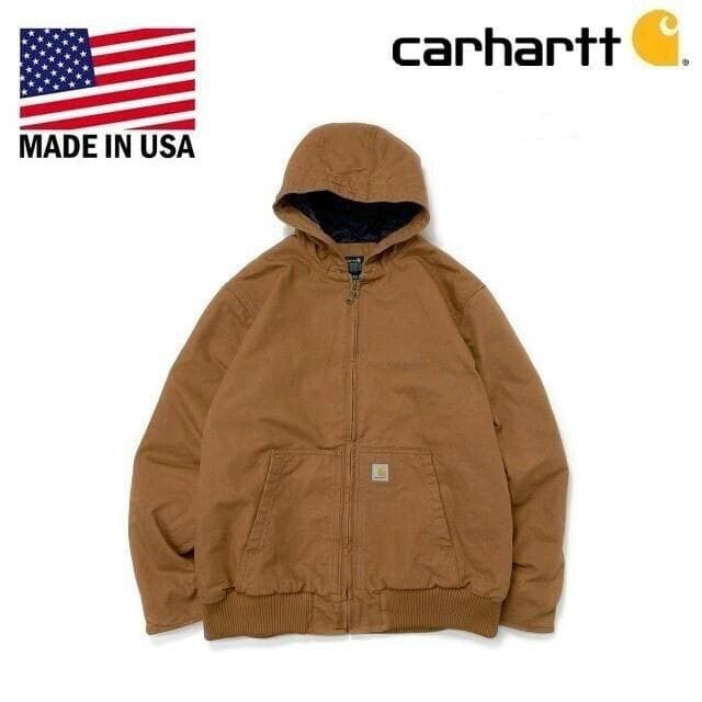 カーハート アクティブジャケット ダックジャケット 茶 181218 - メルカリ