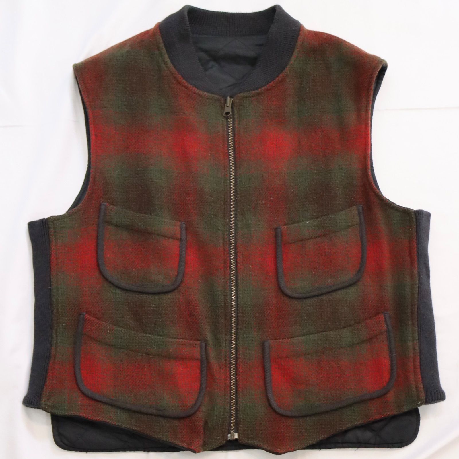 90s Reversible Vest POLO SPORT 90年代 ポロスポーツ リバーシブルベスト オンブレチェック シャドーチェック