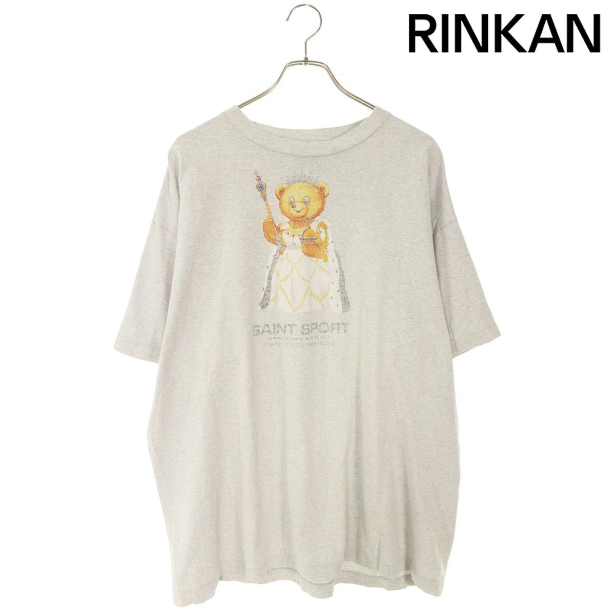 セントマイケル 24SS SM-YS8-0000-013 SAINT SPORT ベアプリントTシャツ メンズ XL