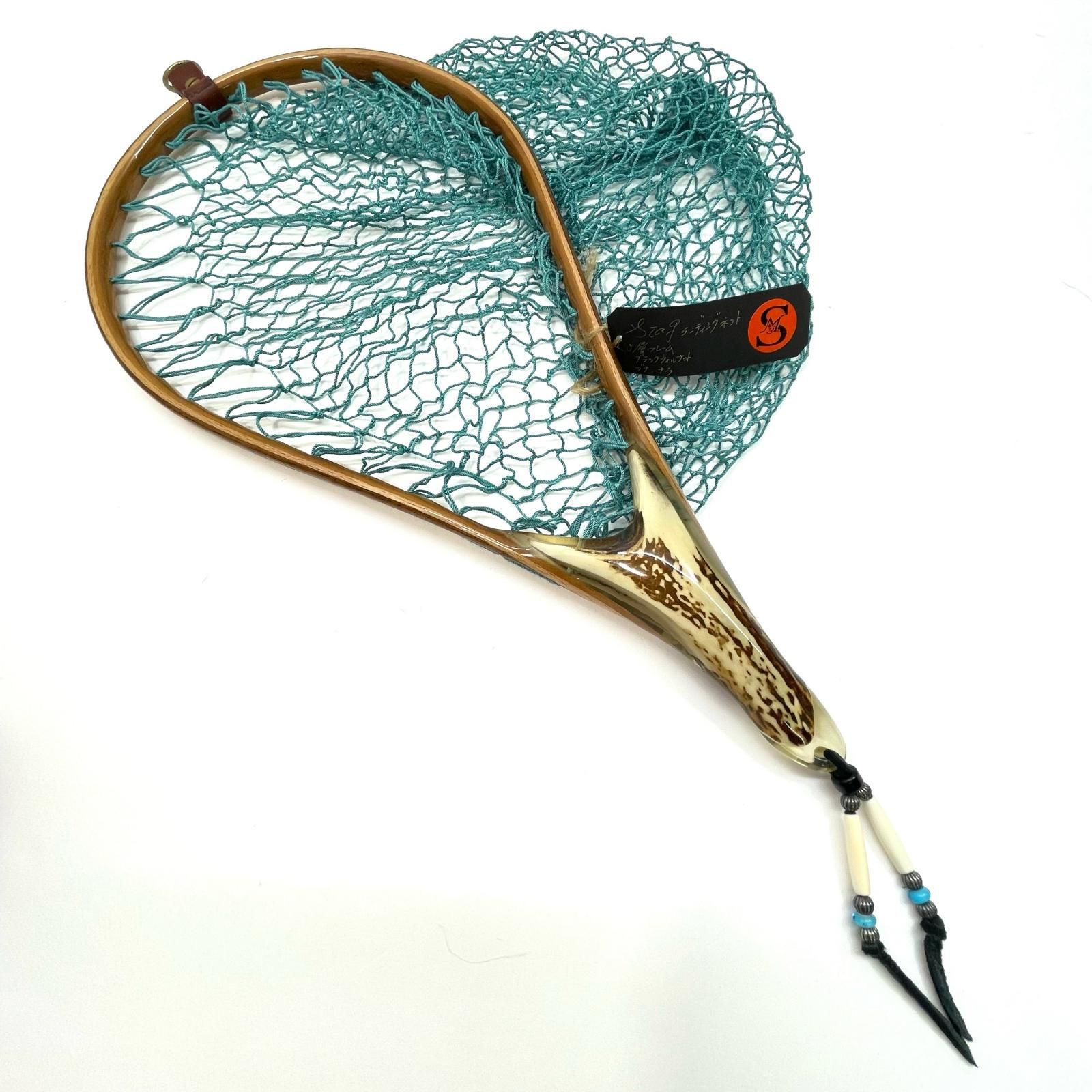 尾張小牧店 その他釣具 M3’s工房 エムスリーズ工房 ランディングネット 鹿の角 コード リリーサー 3点セット 89