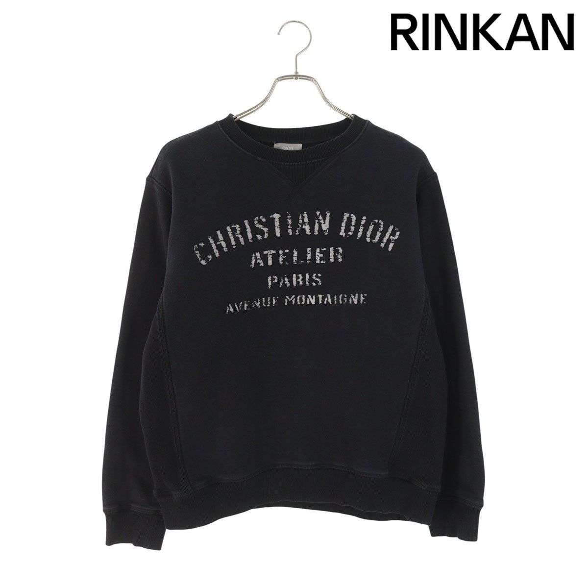 ディオール 043J655A0531 アトリエロゴクルーネックスウェット メンズ