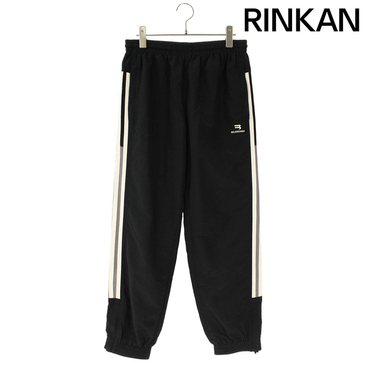 バレンシアガ 22SS 681254 TKO48 サイドライントラックロングパンツ