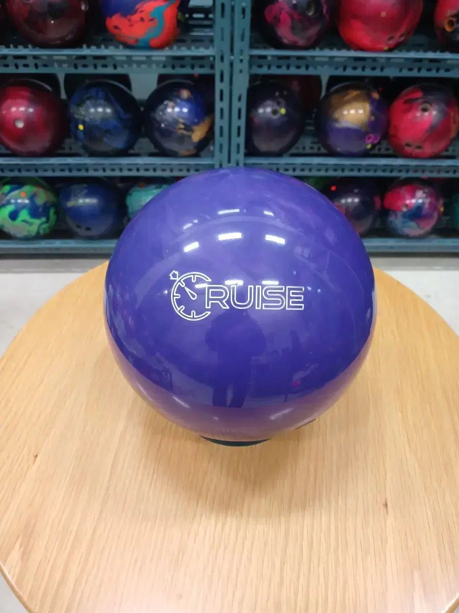 ボーリングボール 完 15p トゥーフィンガー クルーズ バイオレット