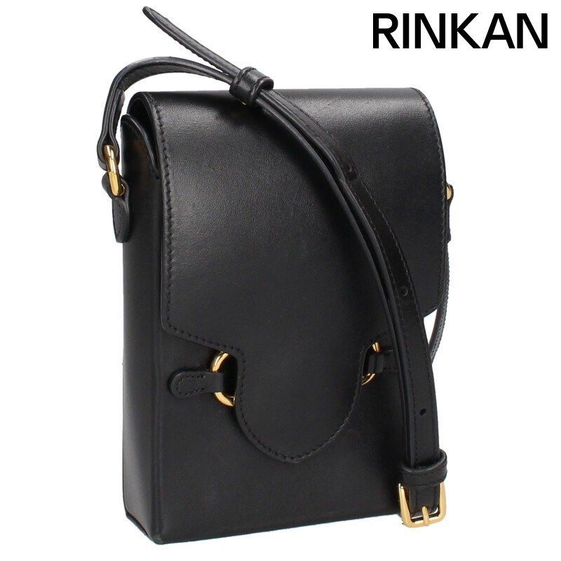 グッチ 625615 ホースビットレザーショルダーバッグ メンズ