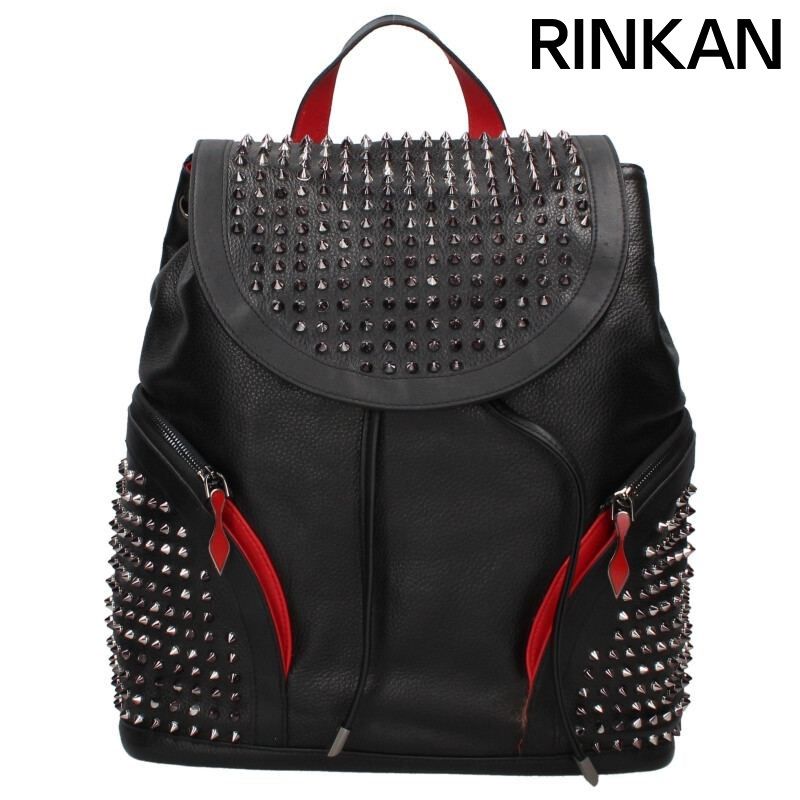 【新品】クリスチャンルブタン エクスプローラー ファンク スモール バックパック クリスチャンルブタン エクスプローラーファンク レザー×ラバー バック