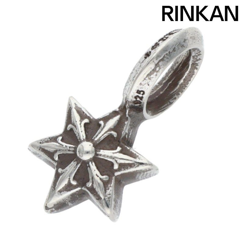 クロムハーツ STACK STAR V2 スタースタックチャーム シルバーネックレストップ メンズ