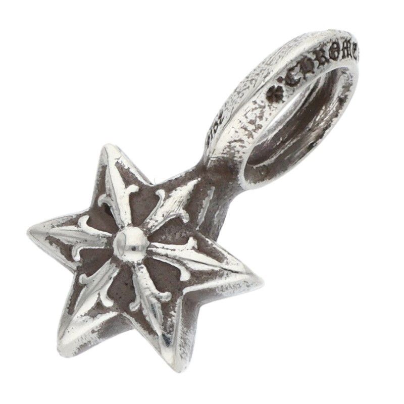 職人の クロムハーツ STACK STAR V2 スタースタックチャーム シルバーネックレストップ メンズ 送料無料、２０１４新作！ 