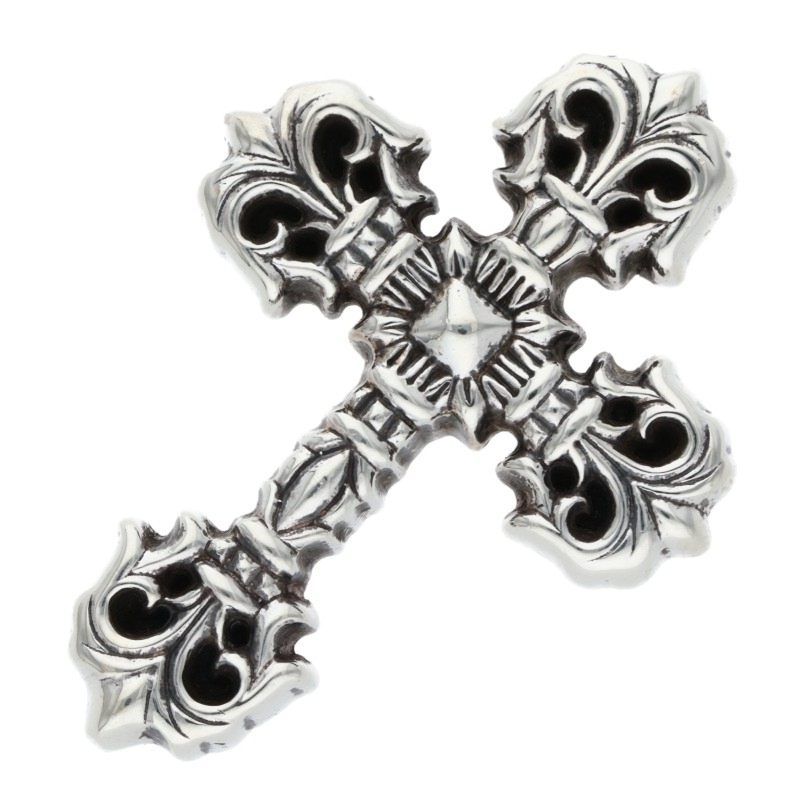 クロムハーツ FILIG CROSS XSM フィリグリークロスXS シルバーネックレストップ メンズ