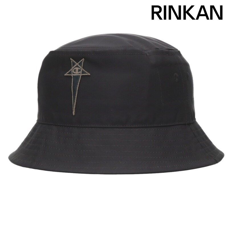 リックオウエンス ×チャンピオン Champion CM01D6096-CHNY ナイロンバケットハット メンズ SM