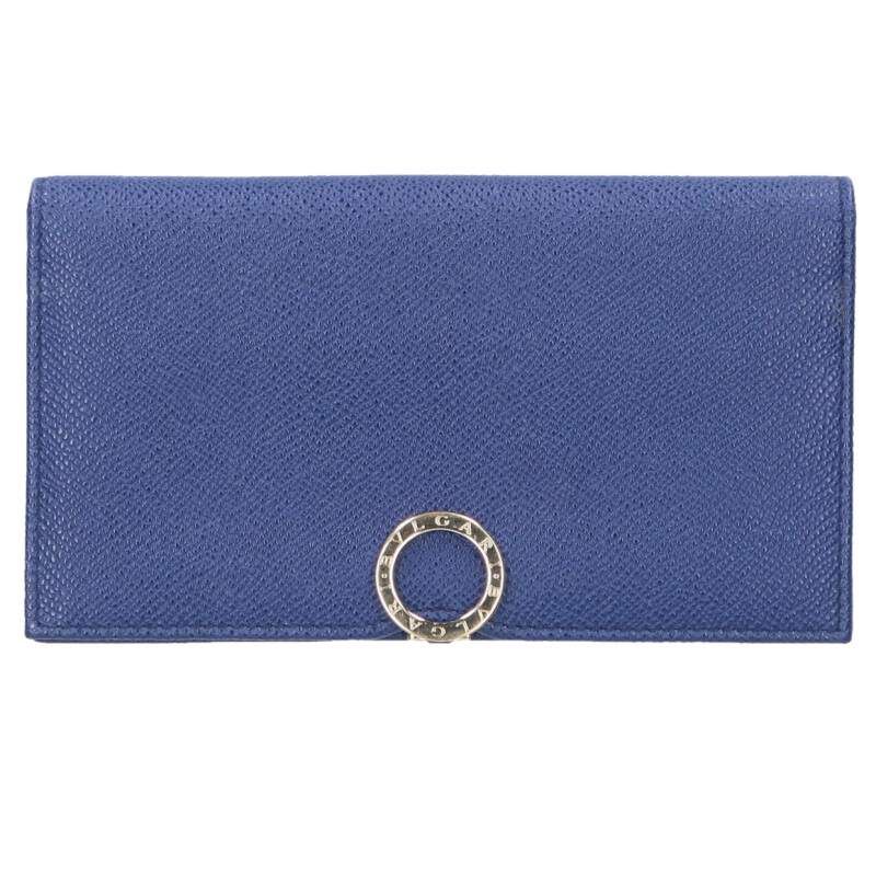 ブルガリ ビーゼロワン レザー二つ折り長財布 メンズ