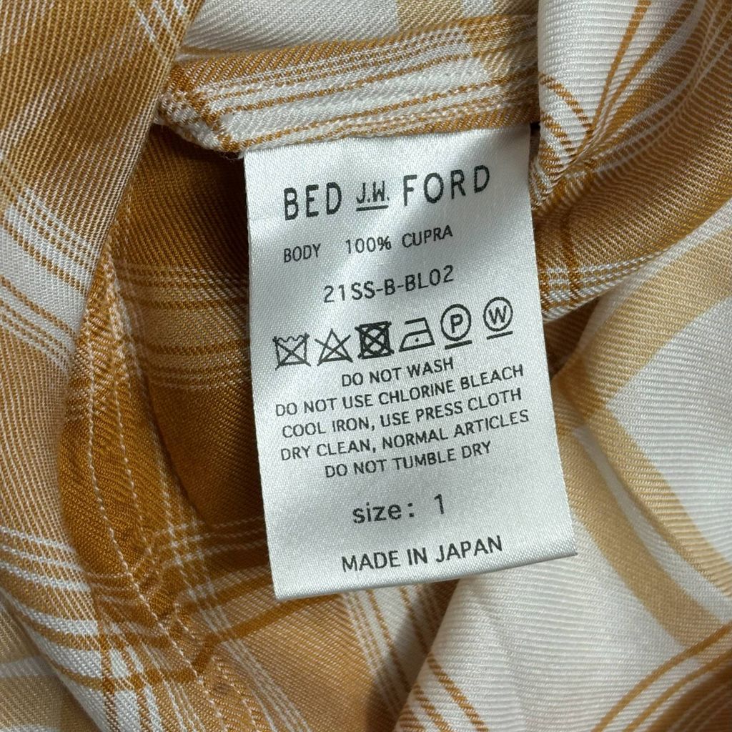 BED FORD J.W. FORD(ベッドフォード) 21SS blouse | j.w. Stand