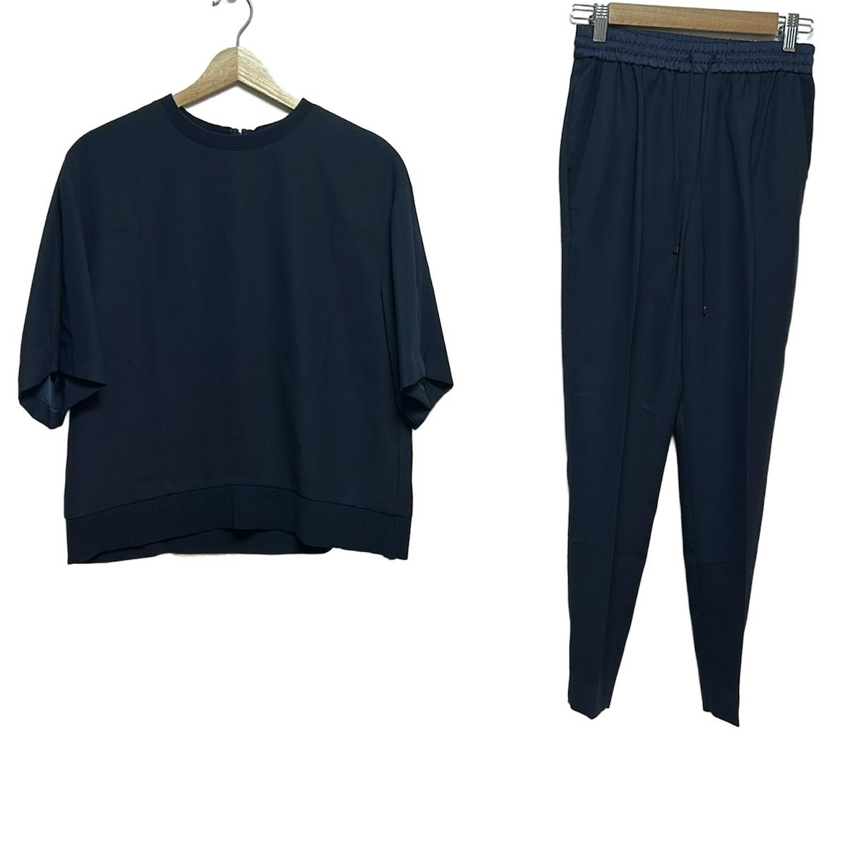 ICB アイシービー レディースパンツセットアップ レディース - ダークネイビー ウエストゴム