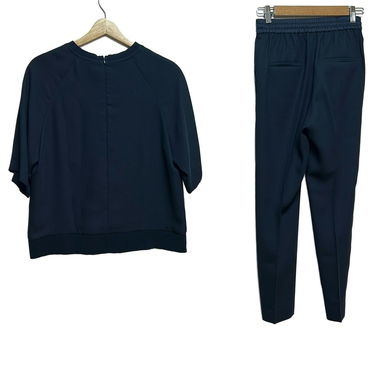 ダークネイビー ウエストゴム