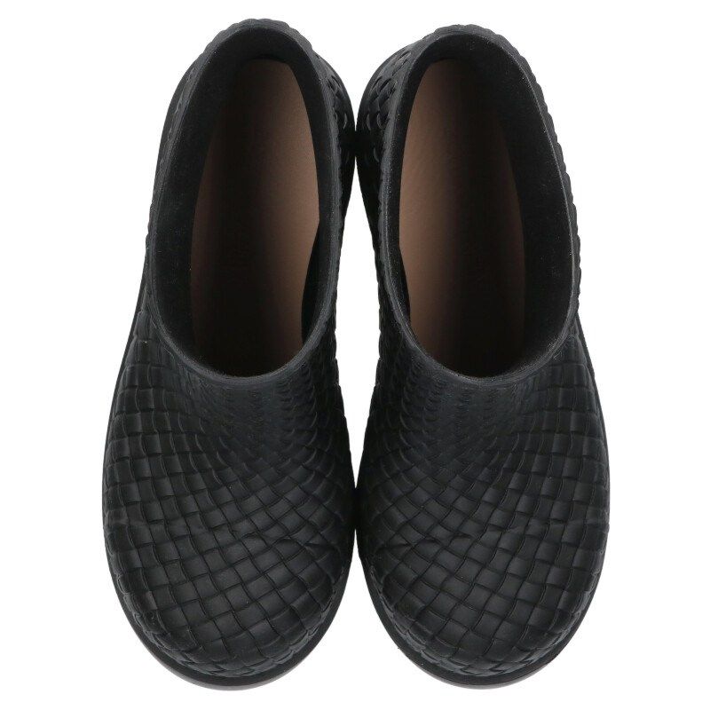 ボッテガヴェネタ PUDDLE イントレチャートパドルラバーレインブーツ