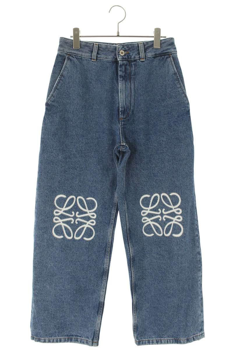 ロエベ S359Y11X50 アナグラムバギーデニムパンツ レディース 36