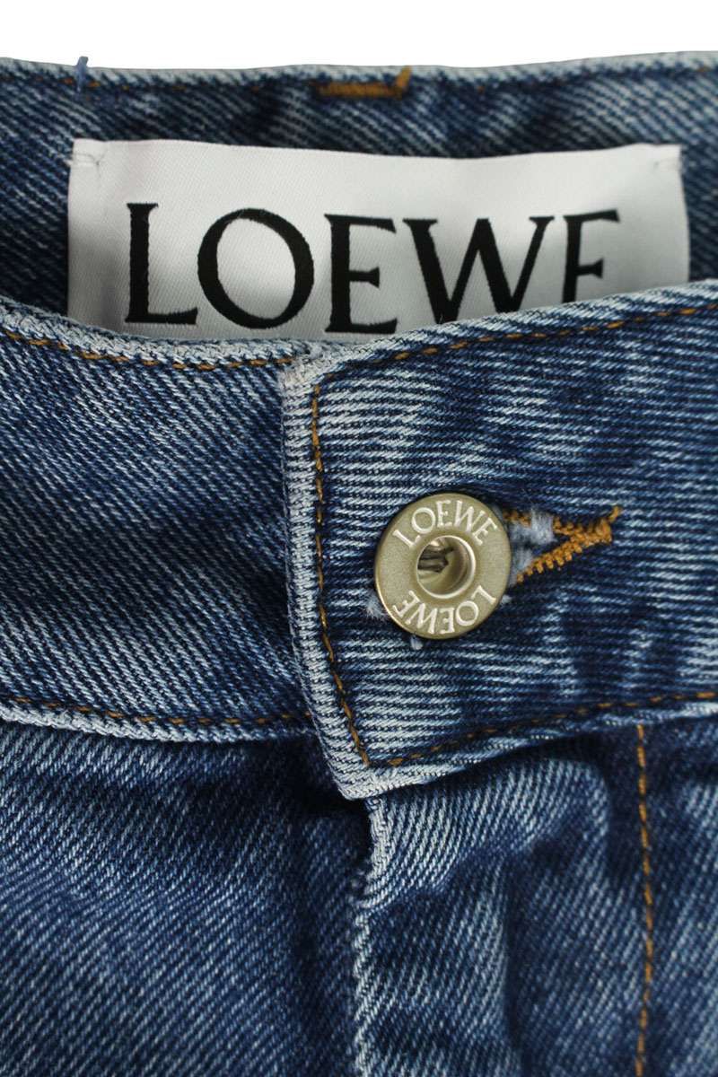  ロエベ アナグラムバギーデニムパンツ レディース 36 デニム ジーンズ パンツ