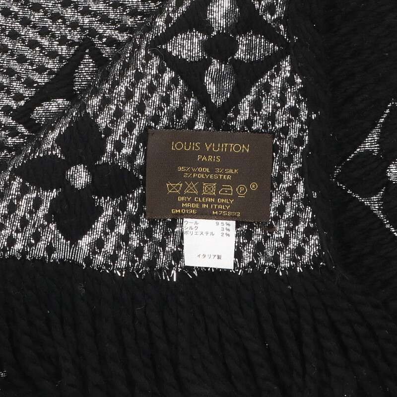  ルイヴィトン M 75833 エシャルプ ロゴマニア モノグラムマフラー レディース マフラー 小物