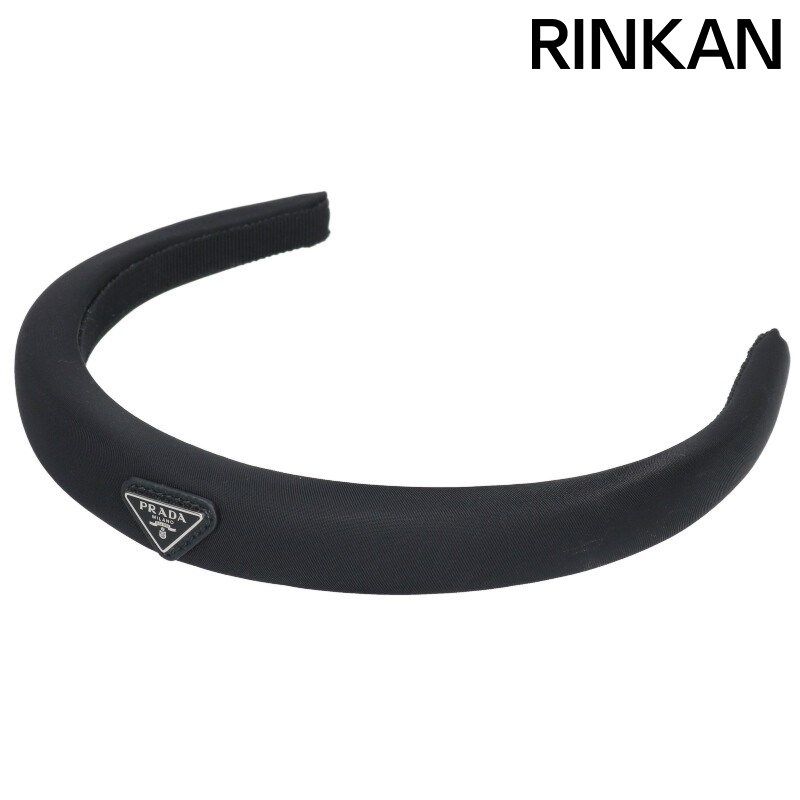 プラダ 三角プレートナイロンカチューシャ レディース