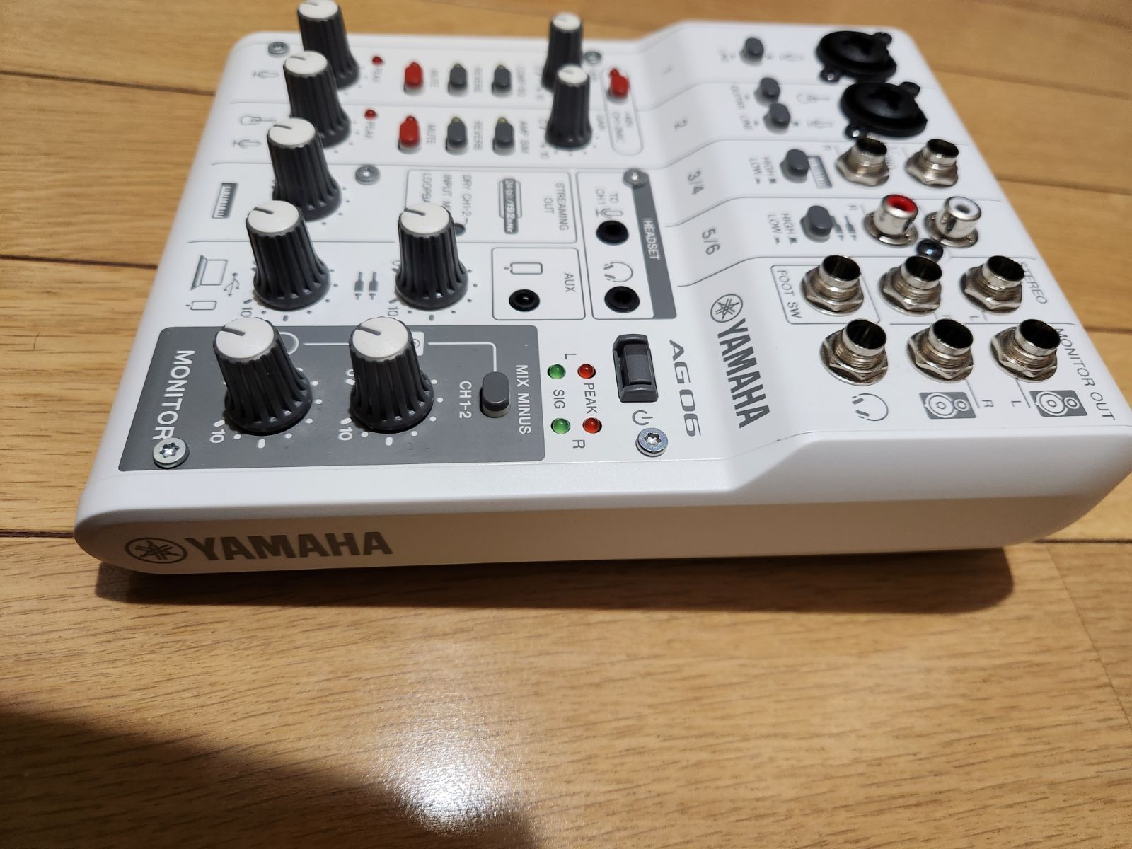 YAMAHA ミキサー AG 06 MK 2 アナログミキサー PAミキサー 配信機器 PA機器 レコーディング機器