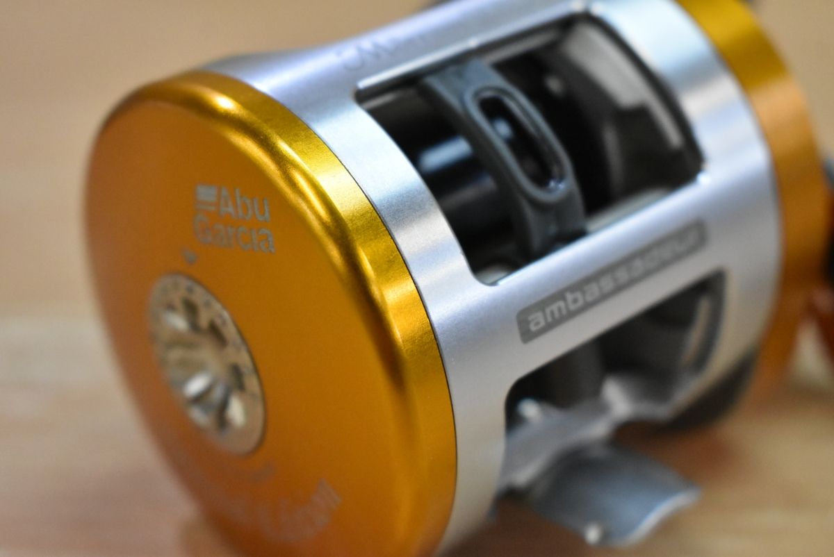 アブガルシア アンバサダー モラム SX3601C ウルトラマグ サンセットオレンジ ZPIカスタム 左 Abu Garcia Ambassadeur ベイトリール