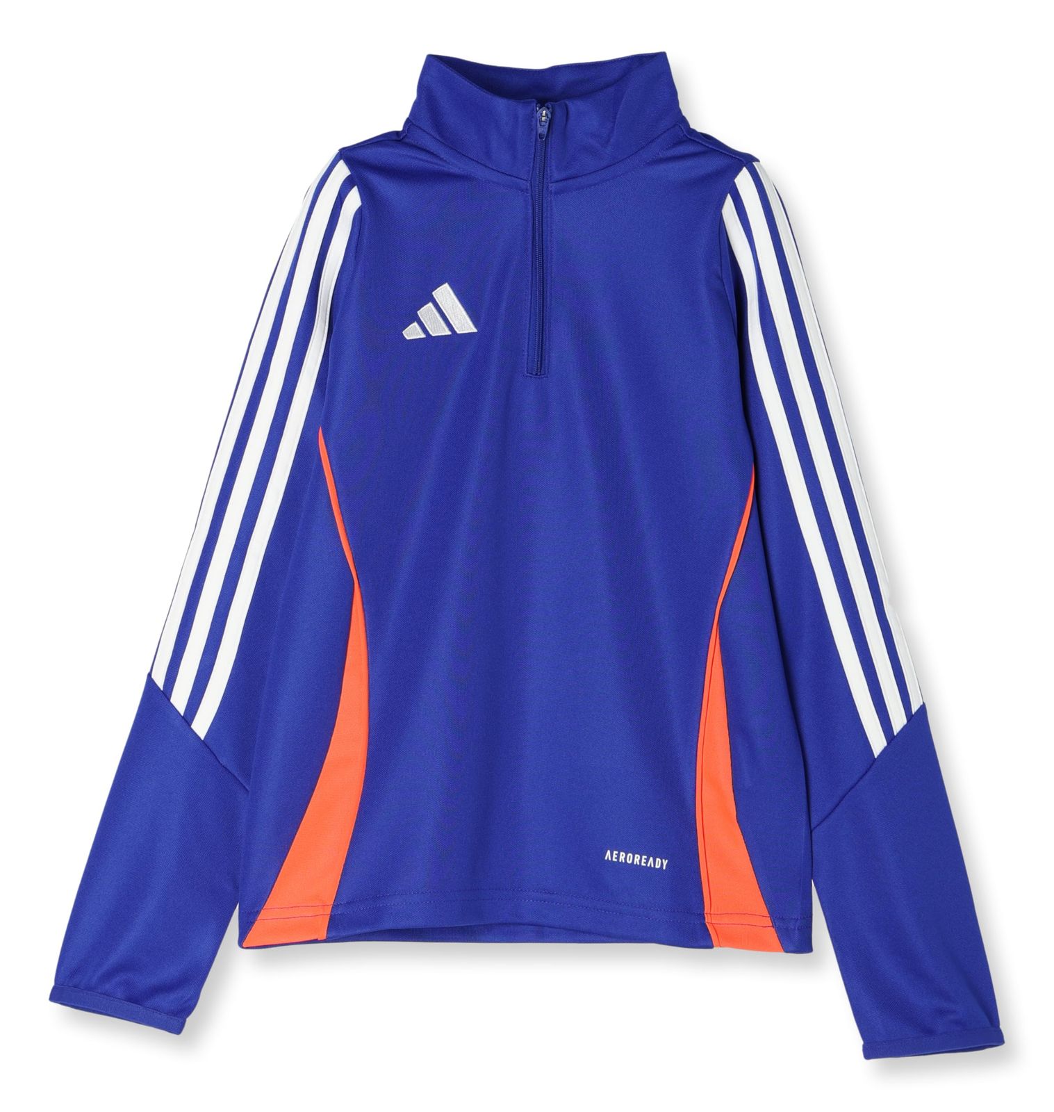 [アディダス] ジャージトップ ティロ 24 トレーニングトップ キッズ HAS78 ジップ ジャケット カジュアル ライフスタイル ルシッドブルー/ホワイト/アップソーラーレッド [ルシッドブルー/ホワ