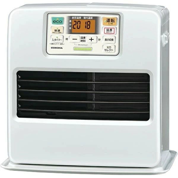 メーカー保証付き FH- -W コロナ CORONA 石油ファンヒーター 主に10畳用 パールホワイト STシリーズ 県及び 地域等配送不可 140