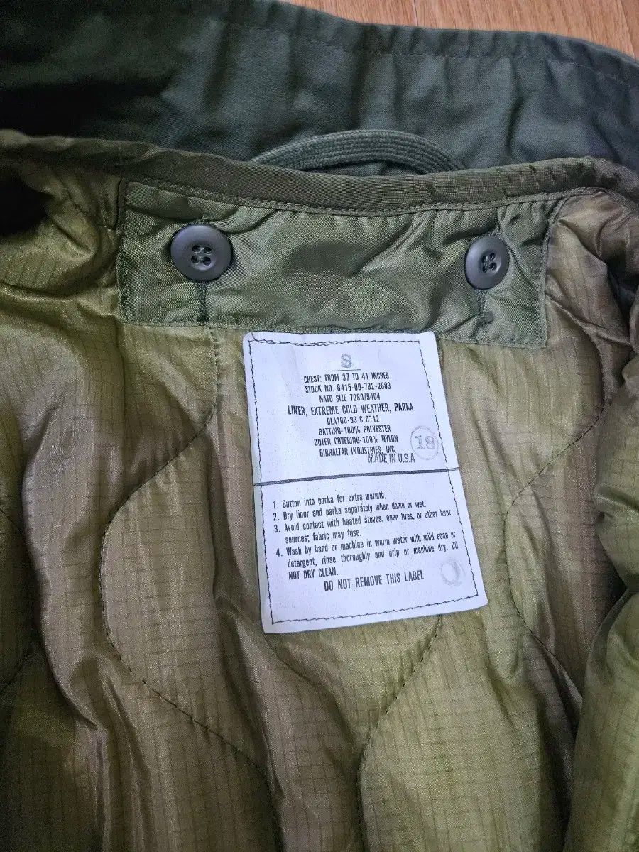 m65 フィッシュテールパーカー モッズコート s