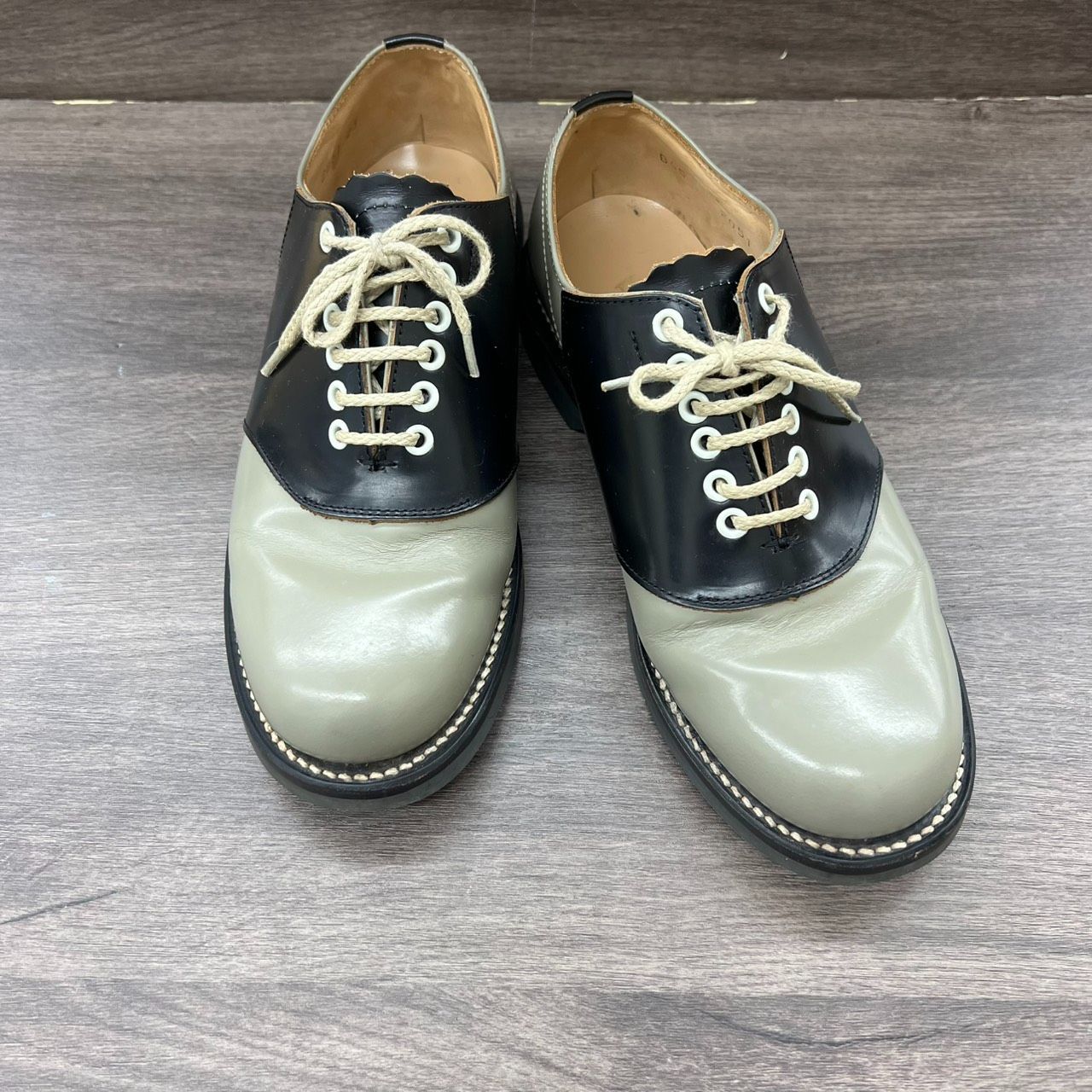 REGALサドルシューズ 美品 REGAL サドルシューズ 27cm バイカラー 黒
