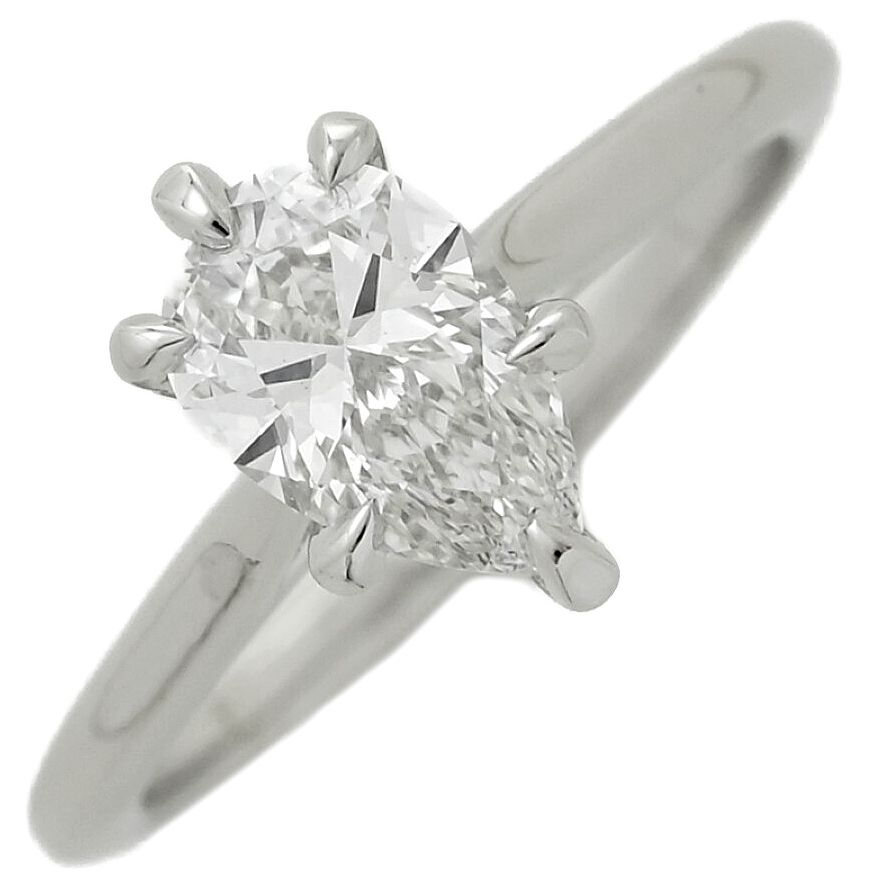 0.76ct ダイヤモンドリング・指輪 Pt950-4.0g 8号 48 プラチナ 翌日配送可 ♀ N レディース 595195