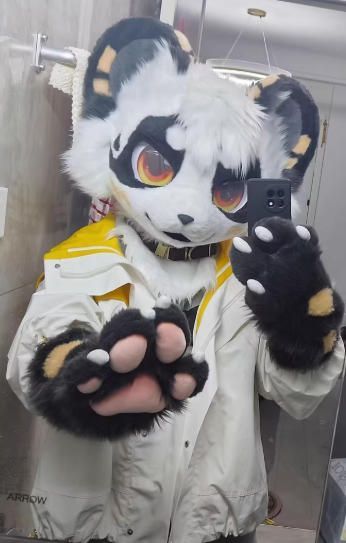 ファースーツ 着ぐるみセット NO.285 虎 ブラック ケモノ 全頭ヘッド ぬいぐるみ コスプレ コスチューム