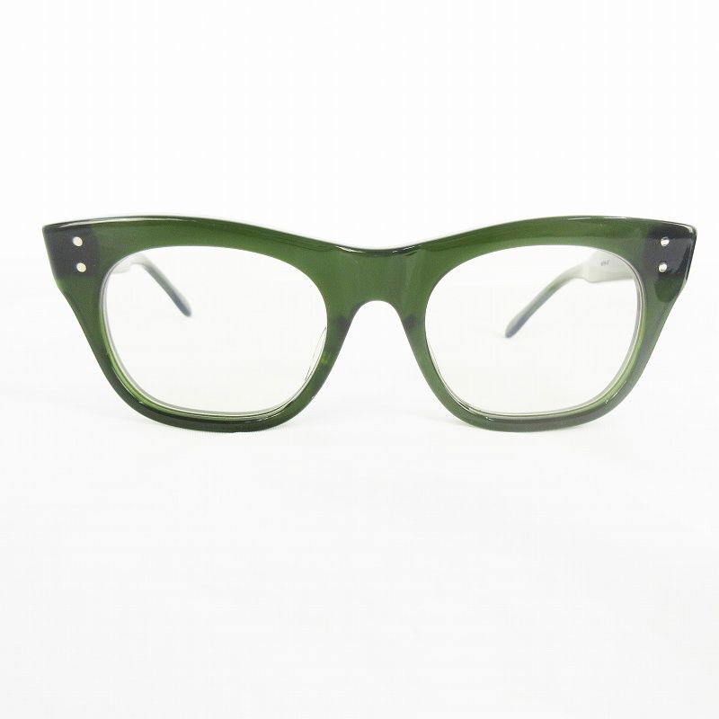 ポータークラシック Porter Classic 金子眼鏡 SUNGLASSES BEATNIK ウェリントン アイウェア サングラス メガネ グリーン 緑 ブラウンレンズ