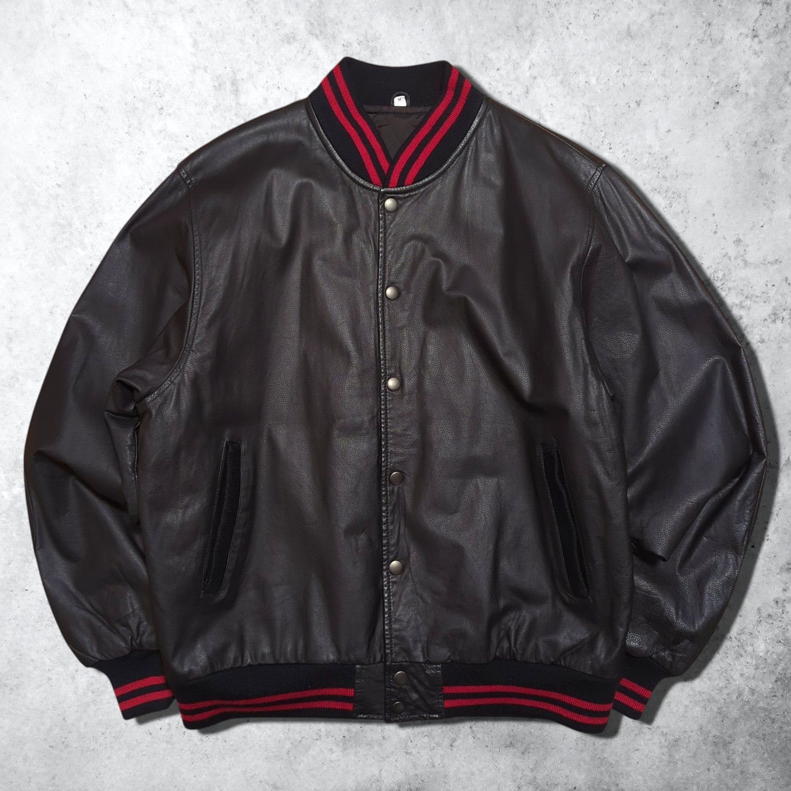 EXPLORATION 韓国製 サガラ 刺繍 国旗 フラッグ 本革 レザー