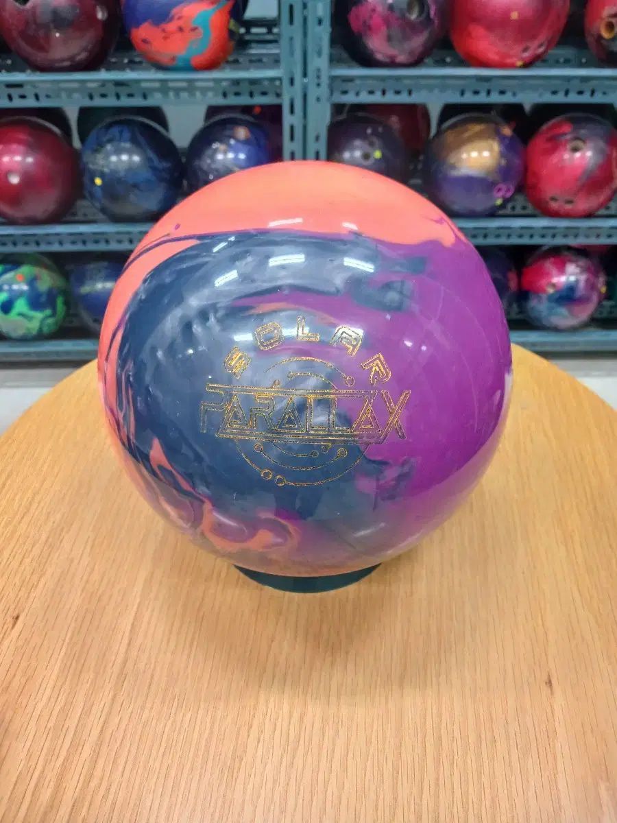 ボーリングボール 完 15p トゥーフィンガー ソーラー パララックス