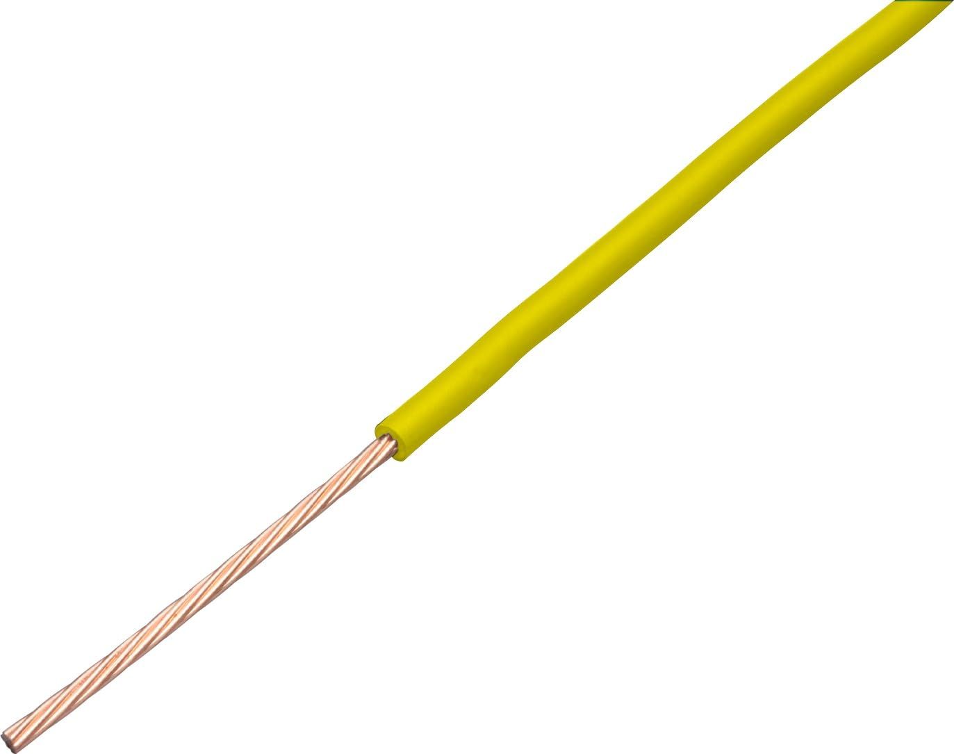 新品 フジクラダイヤケーブル ビニル絶縁電線 IV 3.5 SQ 黄色 30M 巻き