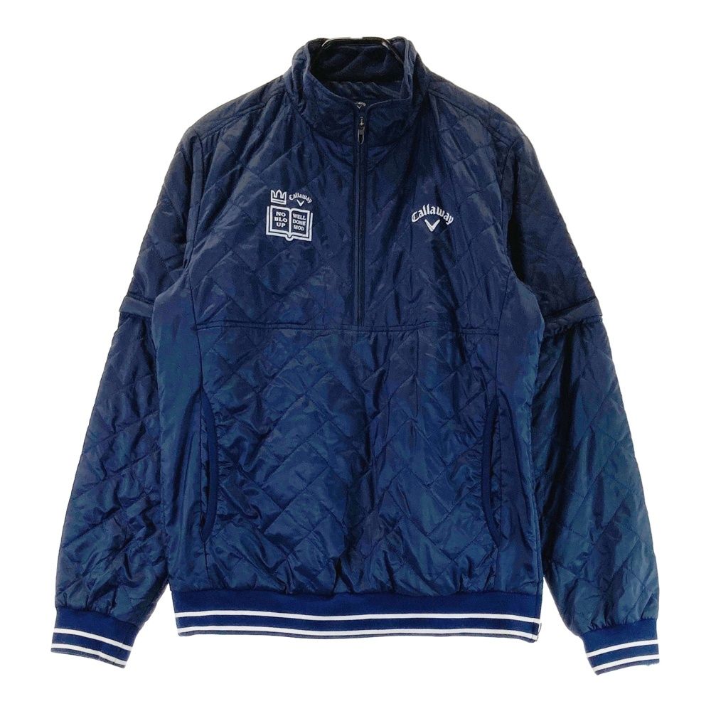 サイズ L CALLAWAY キャロウェイ 2WAY 中綿ジャケット ネイビー系 240101436946 ゴルフウェア メンズ ストスト
