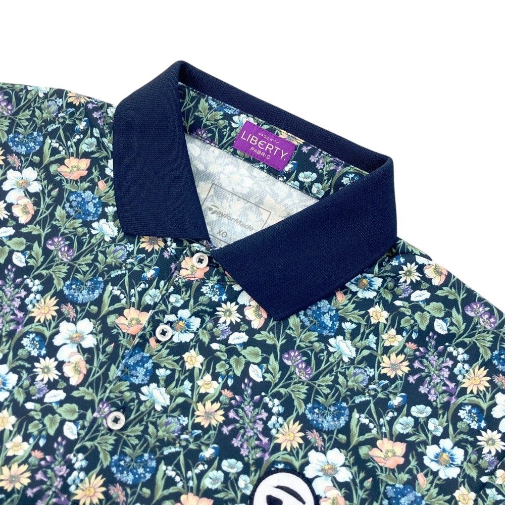 サイズ：XO TAYLOR MADE テーラーメイド 半袖ポロシャツ LIBERTY 花柄