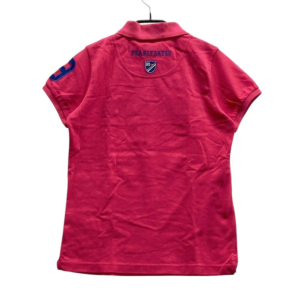 サイズ：0 PEARLY GATES パーリーゲイツ フロントロゴ 半袖ポロシャツ