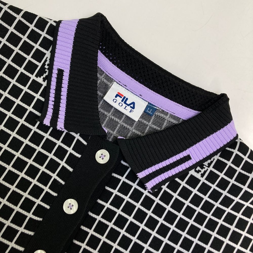 サイズ：LL FILA GOLF フィラゴルフ SC5DL441 ニット半袖 ポロ