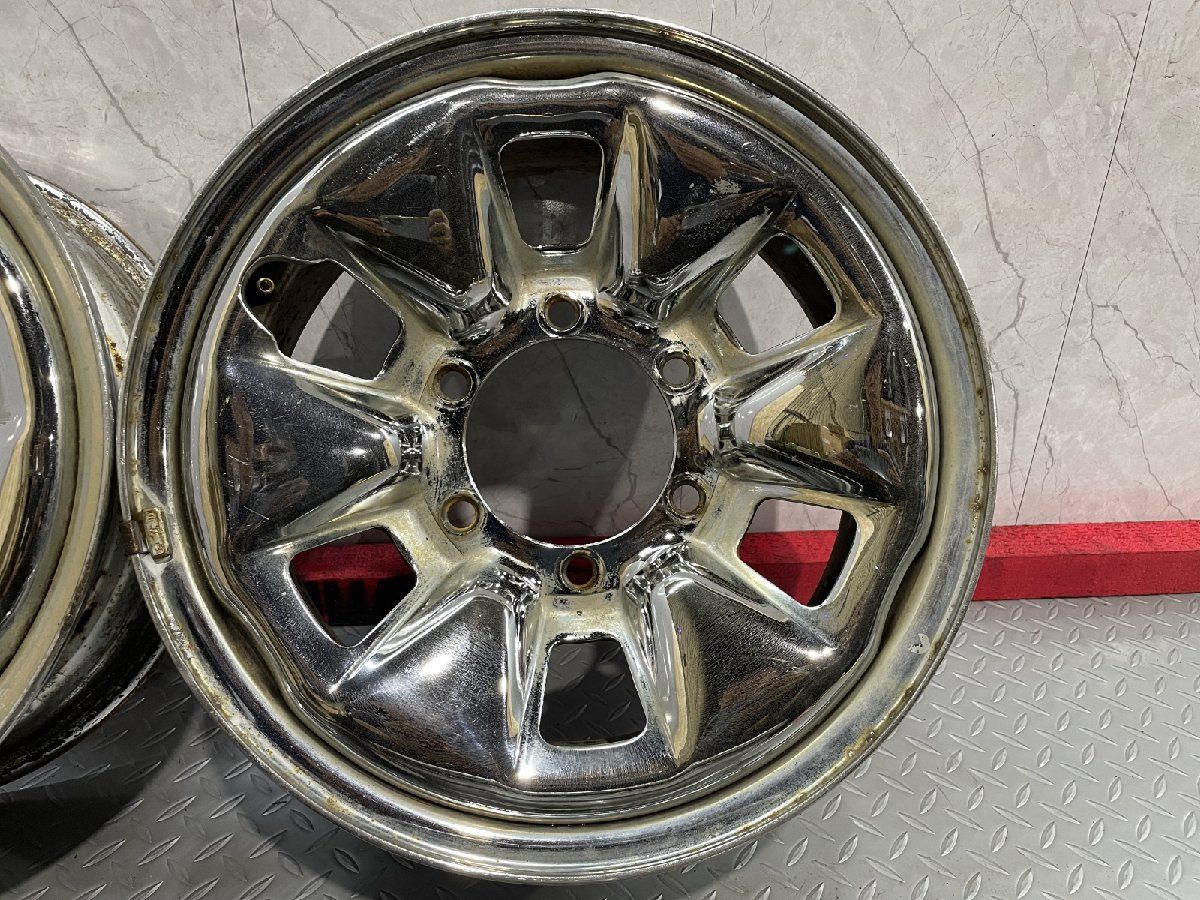  TOYOTA トヨタ 100系ハイエース メッキホイール スチールホイール 15インチ 4本 7 30 200系ハイエースにも MHC 471 15インチ ホイール