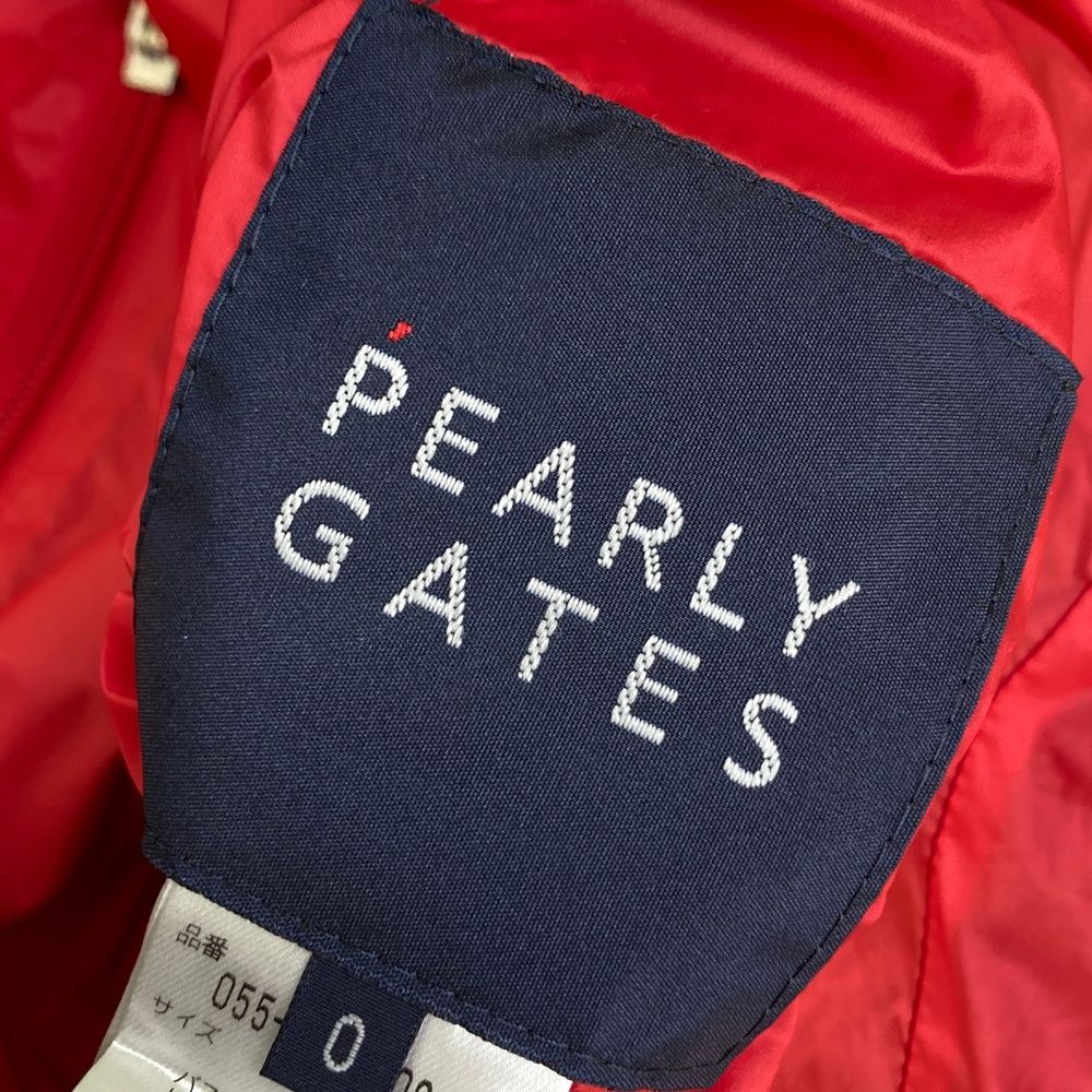 サイズ：0 PEARLY GATES パーリーゲイツ 2WAYリバーシブル中綿ジップ