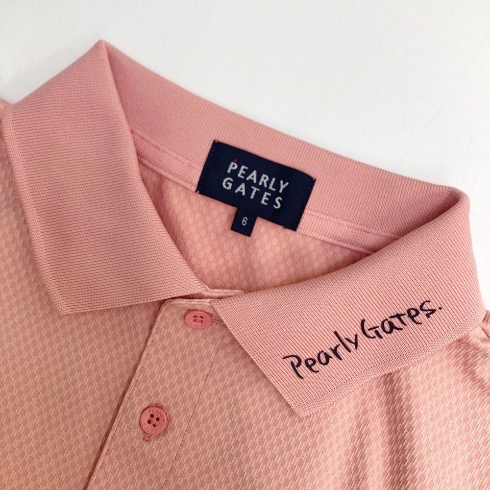 美品　パーリーゲイツ 2025年モデル ゴルフウェア 半袖 サイズ６ サイズ：6 PEARLY 節約 GATES パーリーゲイツ 2025年 半袖ポロシャツ