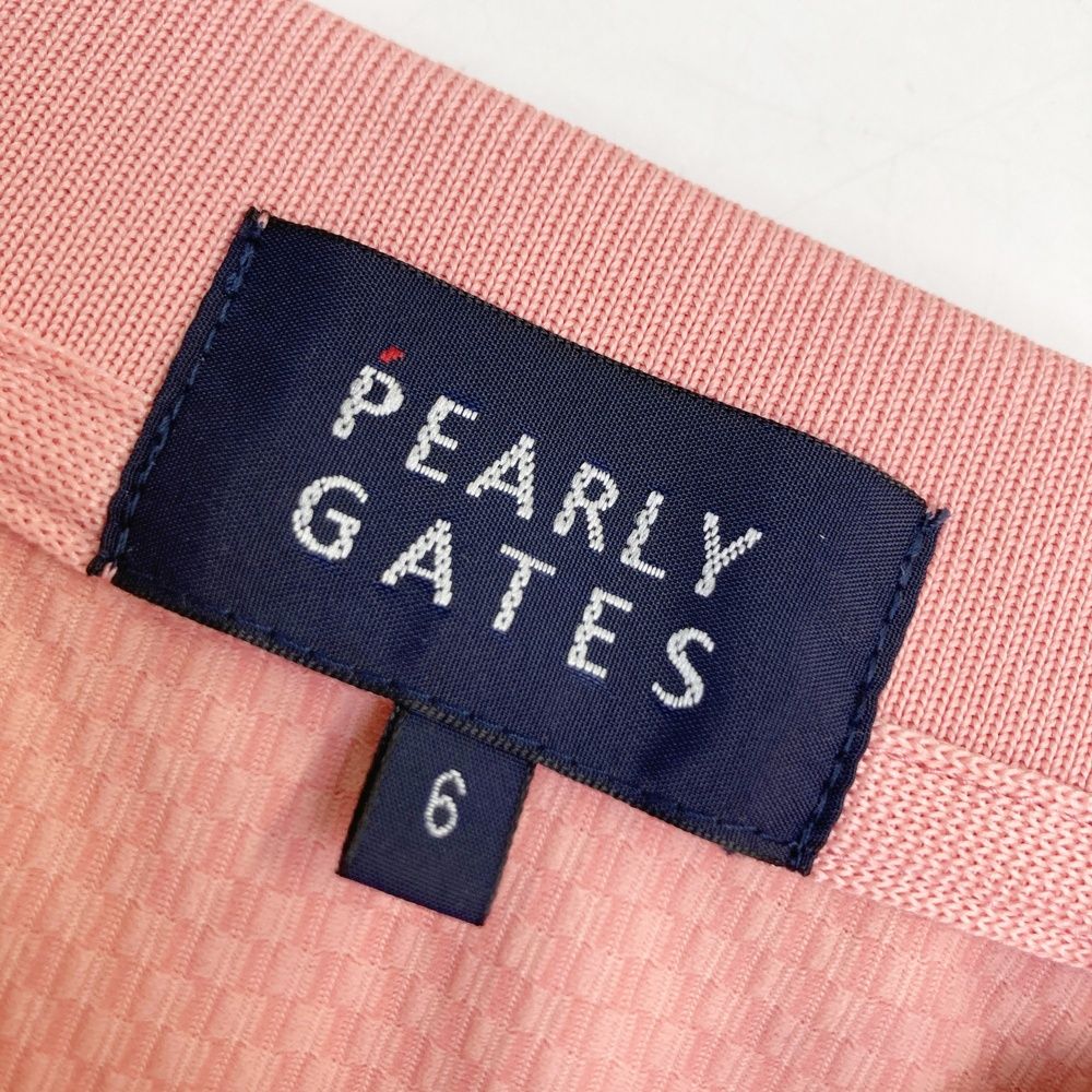 サイズ：6 PEARLY 節約 GATES パーリーゲイツ 2025年 半袖ポロシャツ